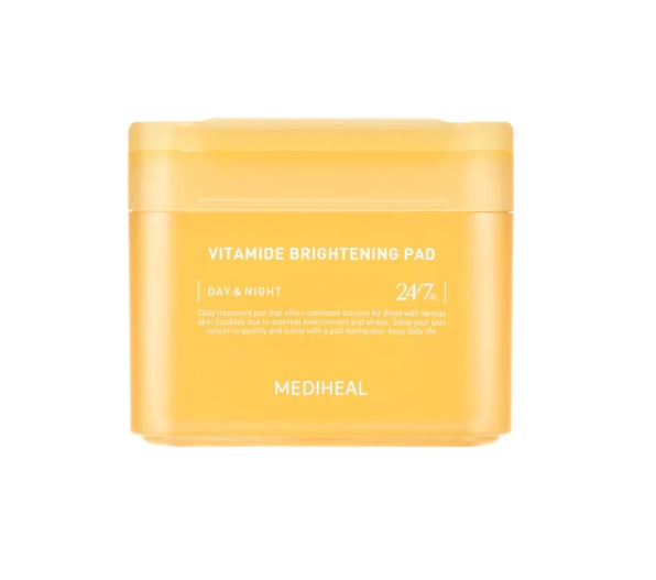Mediheal Бавовняні педи для обличчя з ніацинамідом і обліпихою, 100 шт - Mediheal Korean Vitamide Brightening Pad