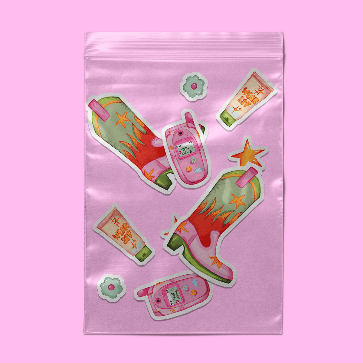 Обʼємні стікери Korean Story