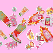 Обʼємні стікери Korean Story