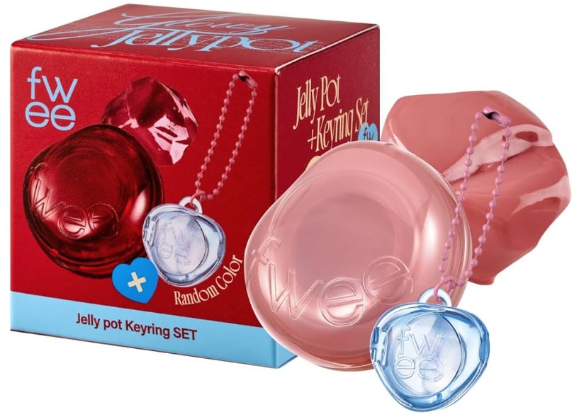 FWEE Jelly Pot JN01 Lavender Whip Багатофункціональний бальзам для губ і щік, 4 г – FWEE Keyring Lip & Cheek Glowy