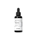 Чорна пляшечка з білою етикеткою та чорною піпеткою сироватки COSRX The Vitamin C 23 Serum стоїть на білому фоні.