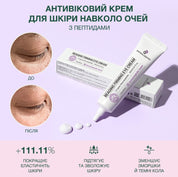 Differ & Deeper Антивіковий крем для шкіри навколо очей з пептидами, 30 мл – Differ & Deeper Reaging Firming Eye Cream