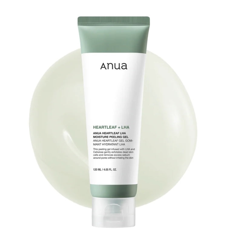 Гель-пілінг для обличчя, 120 мл – Anua Heartleaf LHA Moisture Peeling Gel