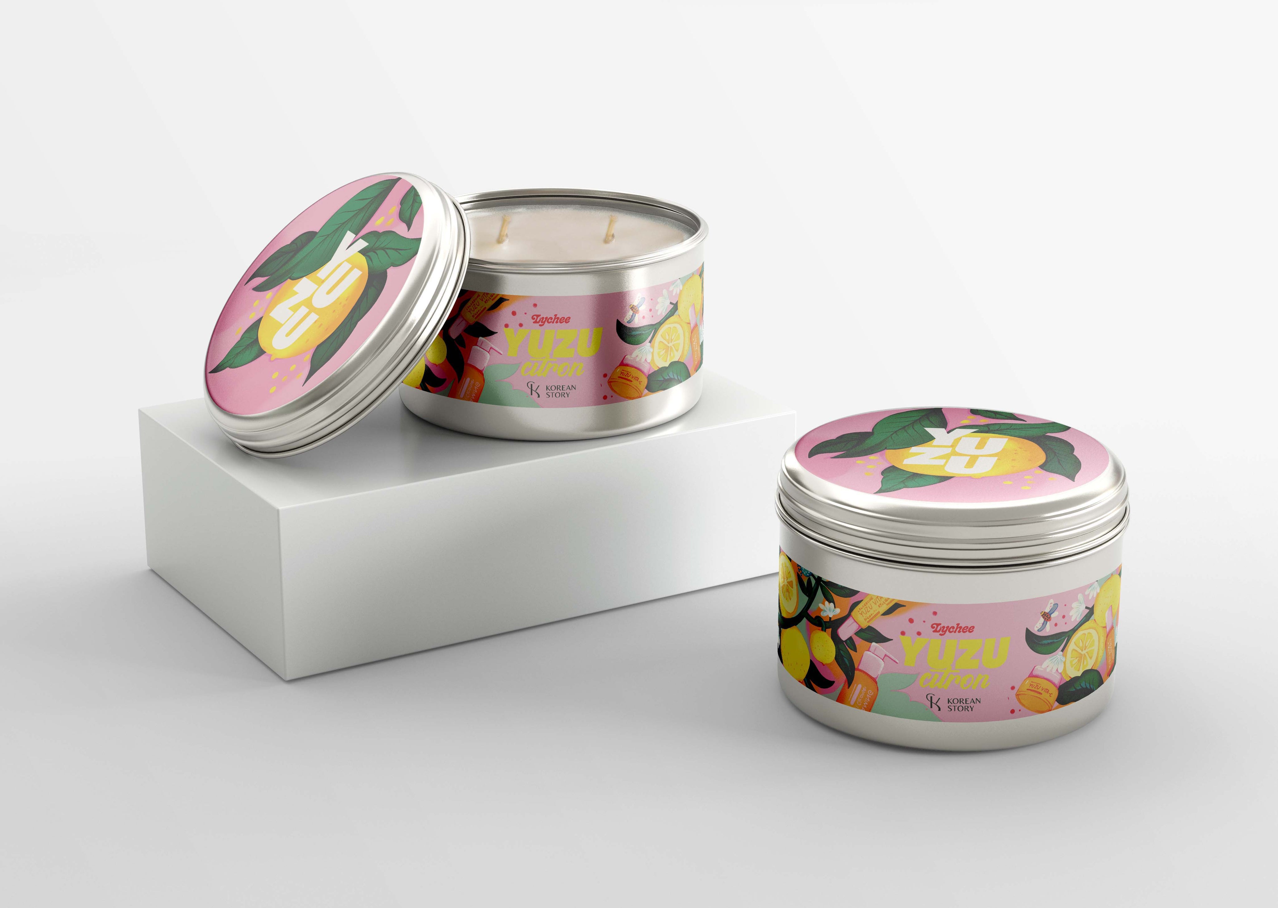 Соєва свічка з ароматом юдзу - Yuzu Aroma Candle