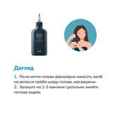 Картинка описує спосіб використання засобу Solep (Miniature) Premier Hi-gro Ampoule Treatment