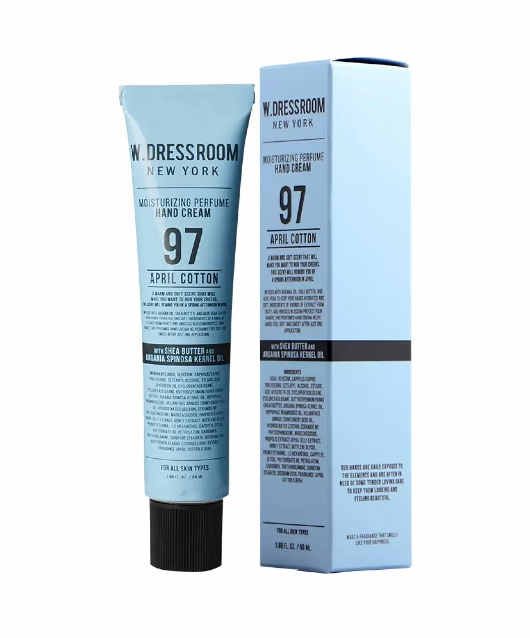 W.DRESSROOM Парфумований крем для рук (міні), 20мл - W.DRESSROOM Perfume Hand Cream Mini No.97 April Cotton