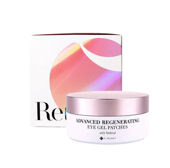 K-SECRET Антивікові патчі з ретинолом, 60 шт. – K-SECRET RETINOL Advanced Regenerating Eye Gel Patches