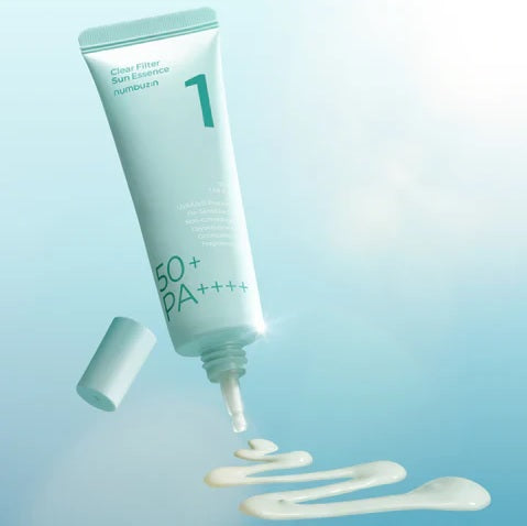 Numbuzin Сонцезахисна есенція для обличчя, 50 мл – Numbuzin No.1 Clear Filter Sun Essence SPF50+ PA++++