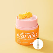Lalarecipe Очищувальний бальзам-гоммаж з екстрактом юдзу, 50 мл – Lalarecipe Yuzu Vita C 3in1 Gommage Cleansing Balm