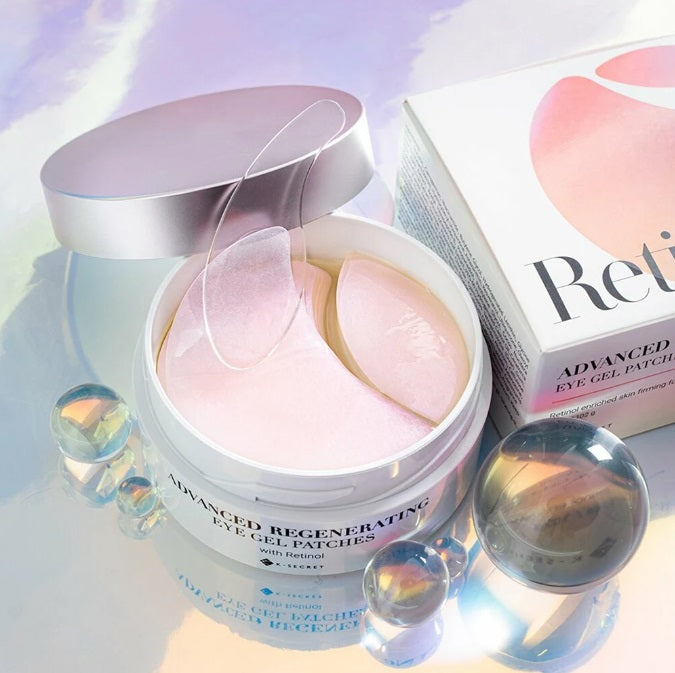 K-SECRET Антивікові патчі з ретинолом, 60 шт. – K-SECRET RETINOL Advanced Regenerating Eye Gel Patches