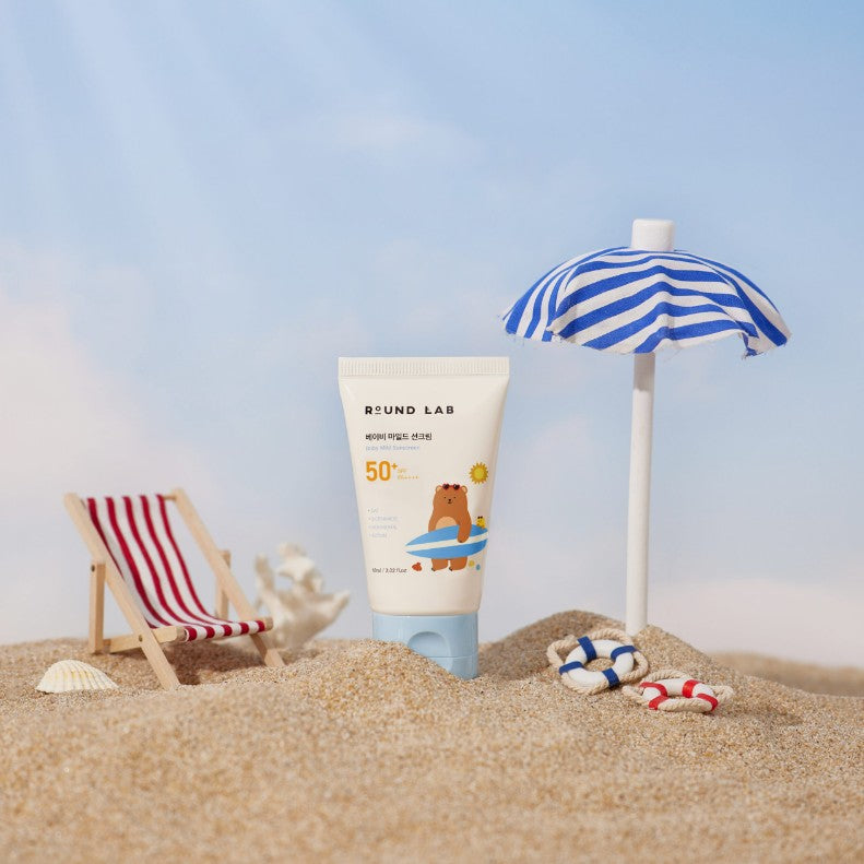 Round Lab Дитячий сонцезахисний крем, 60 мл - Round Lab Baby Mild Sunscreen