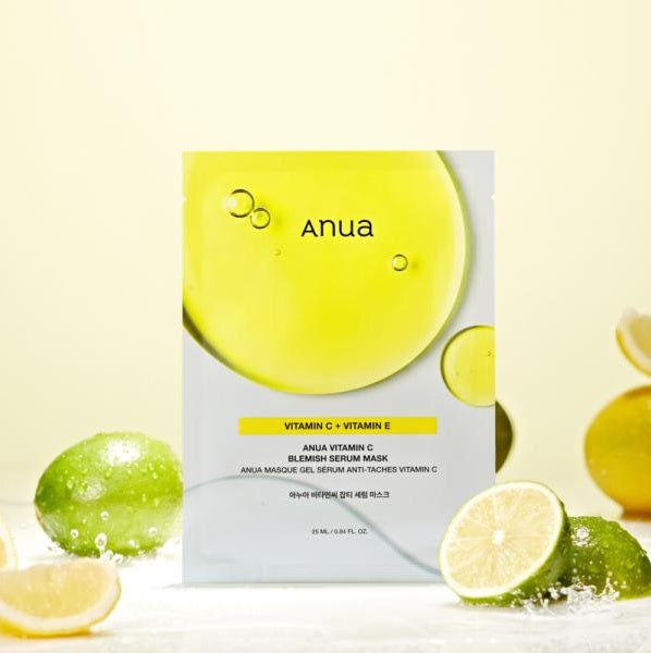 ANUA Освітлювальна маска для обличчя з вітаміном С, 25 мл – ANUA VITAMIN C BLEMISH SERUM MASK