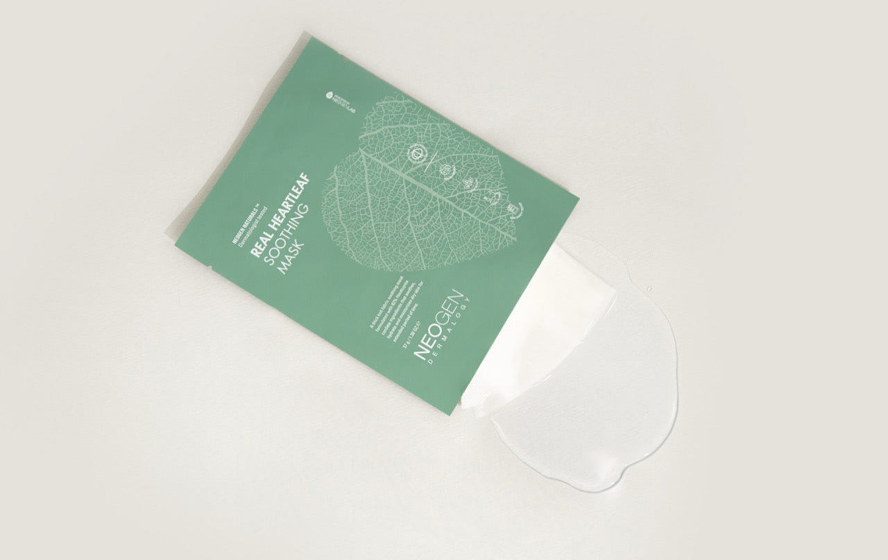 Neogen  Заспокійлива тканинна маска для обличчя - Neogen  Real Heartleaf Soothing Mask