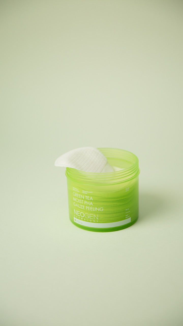 Neogen  Пілінг-педи з екстрактом зеленого чаю, 30 шт. - Neogen  Green Tea Moist PHA Gauze Peeling
