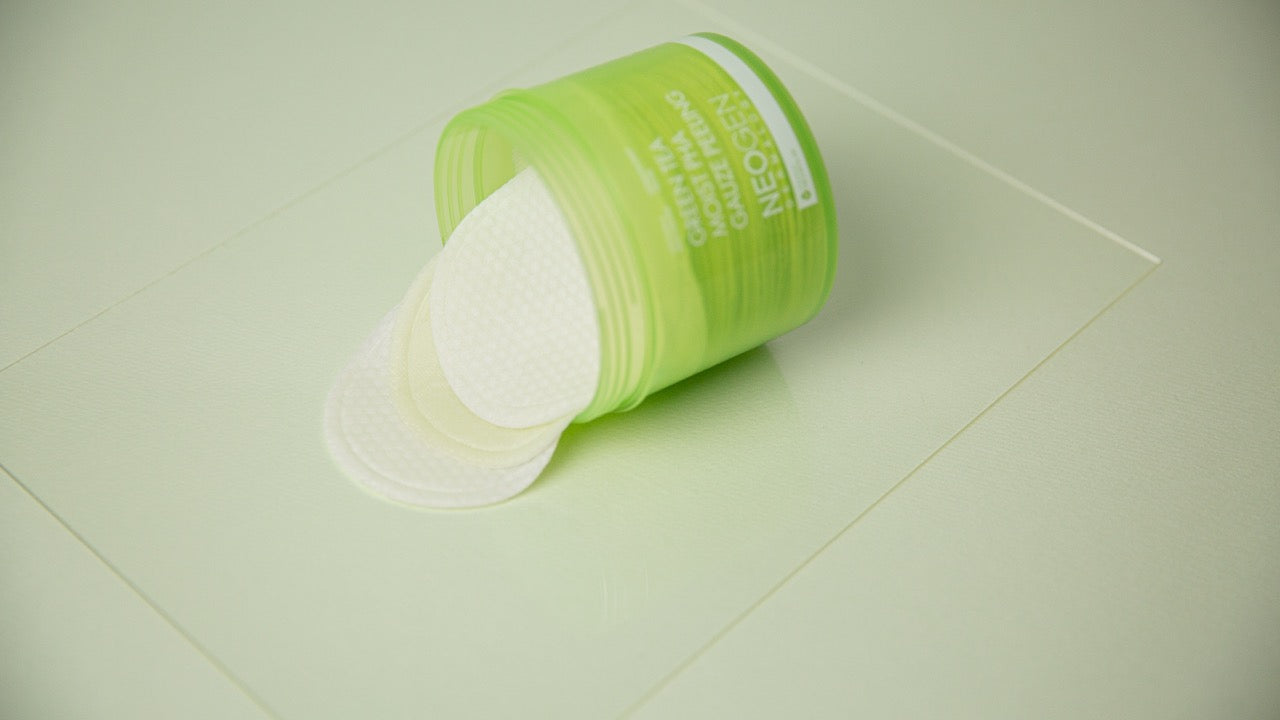 Neogen  Пілінг-педи з екстрактом зеленого чаю, 30 шт. - Neogen  Green Tea Moist PHA Gauze Peeling