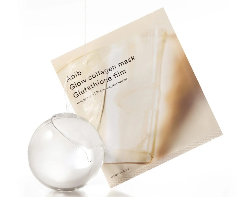Abib Гелева маска для обличчя з колагеном та глутатіоном, 38 г - Abib Glow Collagen Mask Glutathione Film