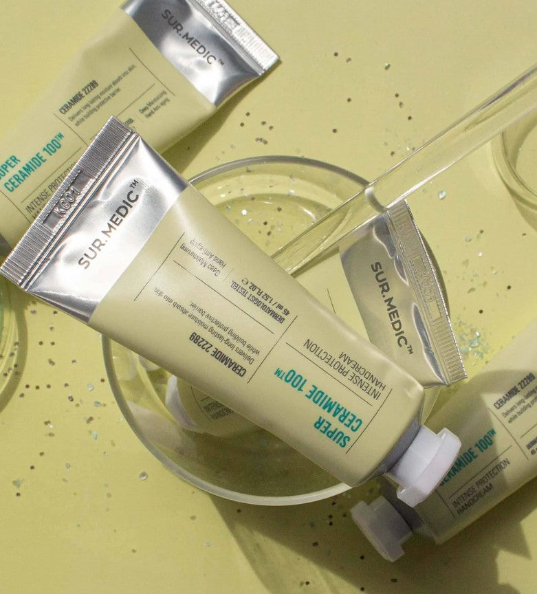 SUR.MEDIC+ Захисний крем для рук з церамідами, 45 мл – SUR.MEDIC+ Super Ceramide 100 Intense Protection Hand Cream