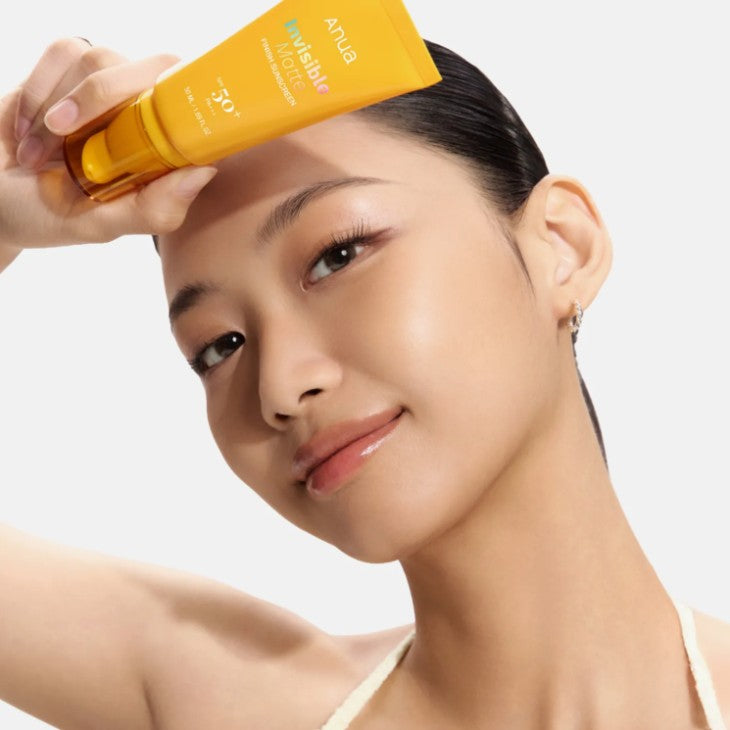 ANUA Сонцезахисний крем для обличчя з матовим фінішем, 50 мл – ANUA Invisible Matte Finish SPF50 Sunscreen