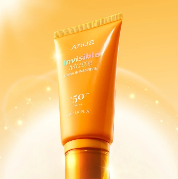 ANUA Сонцезахисний крем для обличчя з матовим фінішем, 50 мл – ANUA Invisible Matte Finish SPF50 Sunscreen