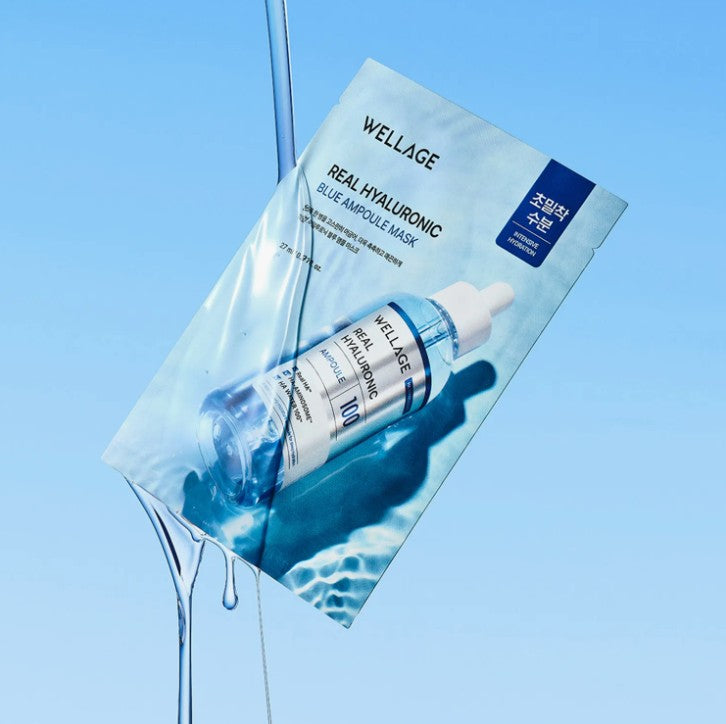 1 шт. – Wellage Real Hyaluronic Blue Ampoule Mask Sheet