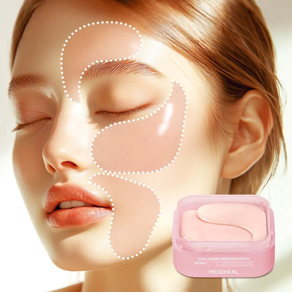 Mediheal  Патчі під очі з ретинолом, 60 шт. – Mediheal Retinol Lifting Capsule Eye Patch
