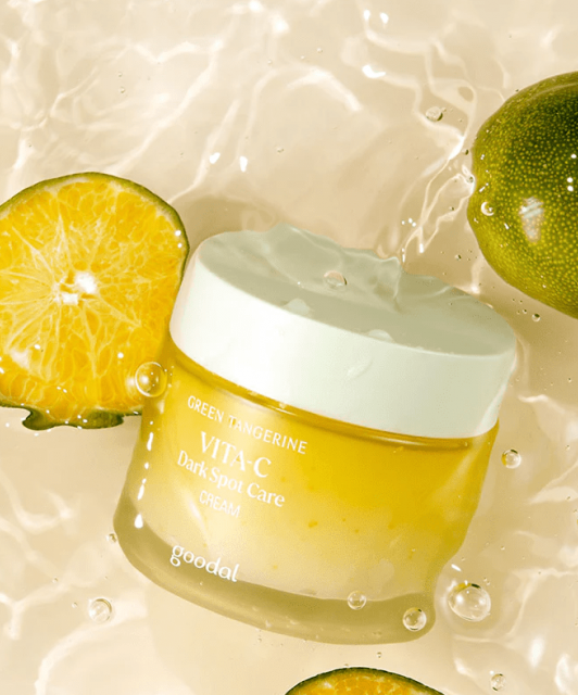 Goodal Green Tangerine Vita C Dark Spot Care Cream - Освітлювальний крем з вітаміном С