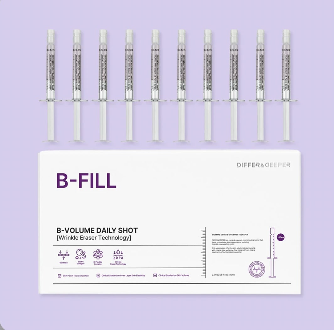 Differ & Deeper Омолоджувальна ампульна сироватка, 2,5 мл/10 шт. – Differ & Deeper B-Volume Daily Shot