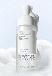 Neogen Пінка для вмивання з ніацинамідом, 150 мл – Neogen Real Niacinamide Bubble Cleanser