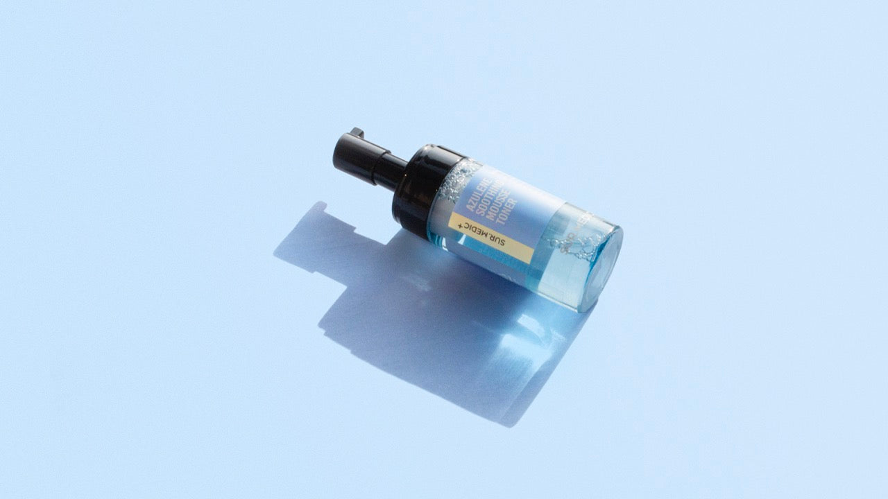 SUR.MEDIC+ Заспокійливий тонер-мус із азуленом, 110 мл - SUR.MEDIC+ Azulene Soothing Mousse Toner