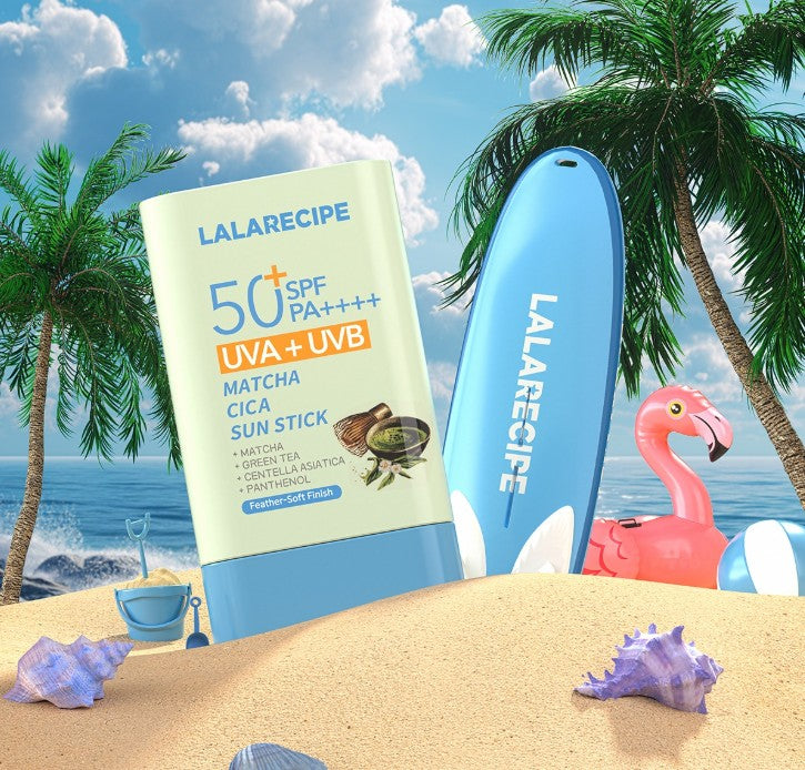 Lalarecipe Сонцезахисний стік з центеллою та матчею, 20 г – Lalarecipe Matcha Cica Sun Stick Limited Edition