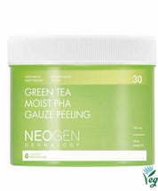 Neogen Dermalogy Пілінг-педи з екстрактом зеленого чаю, 30 шт. - Neogen Dermalogy Green Tea Moist PHA Gauze Peeling