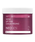 Neogen Dermalogy Пілінг-педи з екстрактом червоного вина, 30 шт. - Neogen Dermalogy Wine Lift PHA Gause Peeling