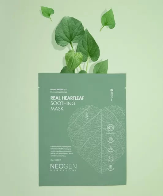 Neogen Dermalogy Real Heartleaf Soothing Mask - Заспокійлива тканинна маска для обличчя