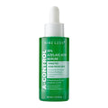 Зелена ампула з білою піпеткою сироватки Nine Less A-Control 10% Azelaic Acid Serum стоїть на білому фоні.