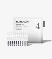 Numbuzin Пілінгова сироватка, 1 шт. (1,3 мл) – Numbuzin No.4 Ceramide AHA Glazed Skin Prep Serum