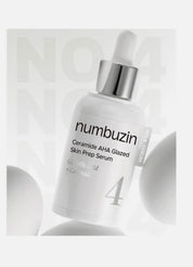 Numbuzin Пілінгова сироватка, 30 мл – No.4 Ceramide AHA Glazed Skin Prep Serum