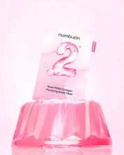 Numbuzin Тканинна маска для обличчя з колагеном та PDRN, 33 мл – No.2 Rose PDRN Collagen Plumping Sheet Mask