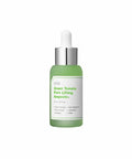 Зелена ампула з сріблясто-білою піпеткою SUNGBOON Editor Green Tomato Pore Lifting Ampoule стоїть на білому фоні.