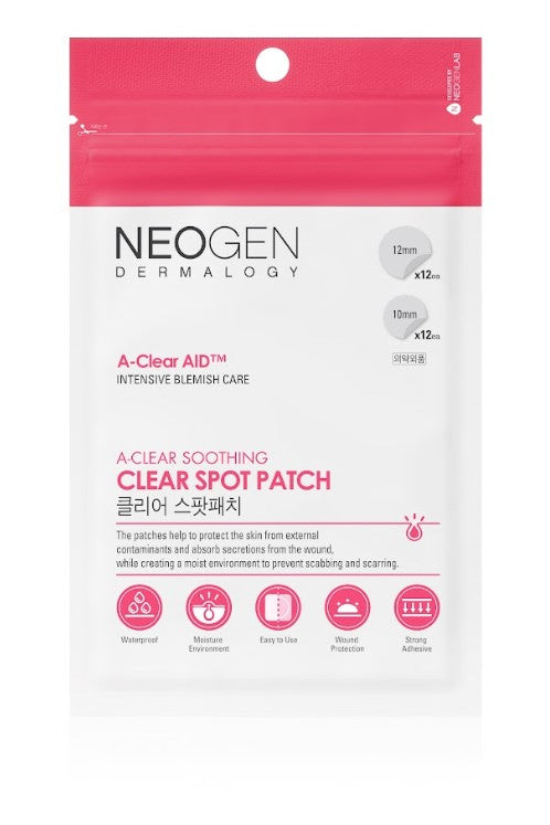 Neogen Dermalogy Патчі від прищів, 24 шт. - Neogen Dermalogy A-Clear Soothing Clear Spot Patch