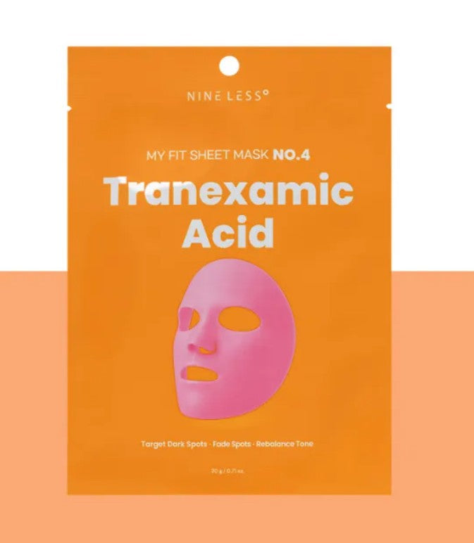 Nine Less Тканинна маска з транексамовою кислотою, 30 г - Nine Less My Fit Sheet Mask No.4 Tranexamic Acid