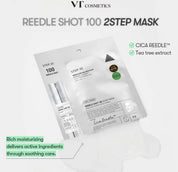 VT Cosmetics - Reedle Shot 100 2Step Mask - Двоетапна зміцнювальна маска для обличчя зі спікулами