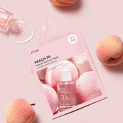 ANUA Peach 70 Niacin Serum Mask – корейська маска для обличчя з персиком, 25 мл