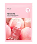 ANUA Peach 70 Niacin Serum Mask – освітлювальна тканинна маска з персиком та ніацинамідом