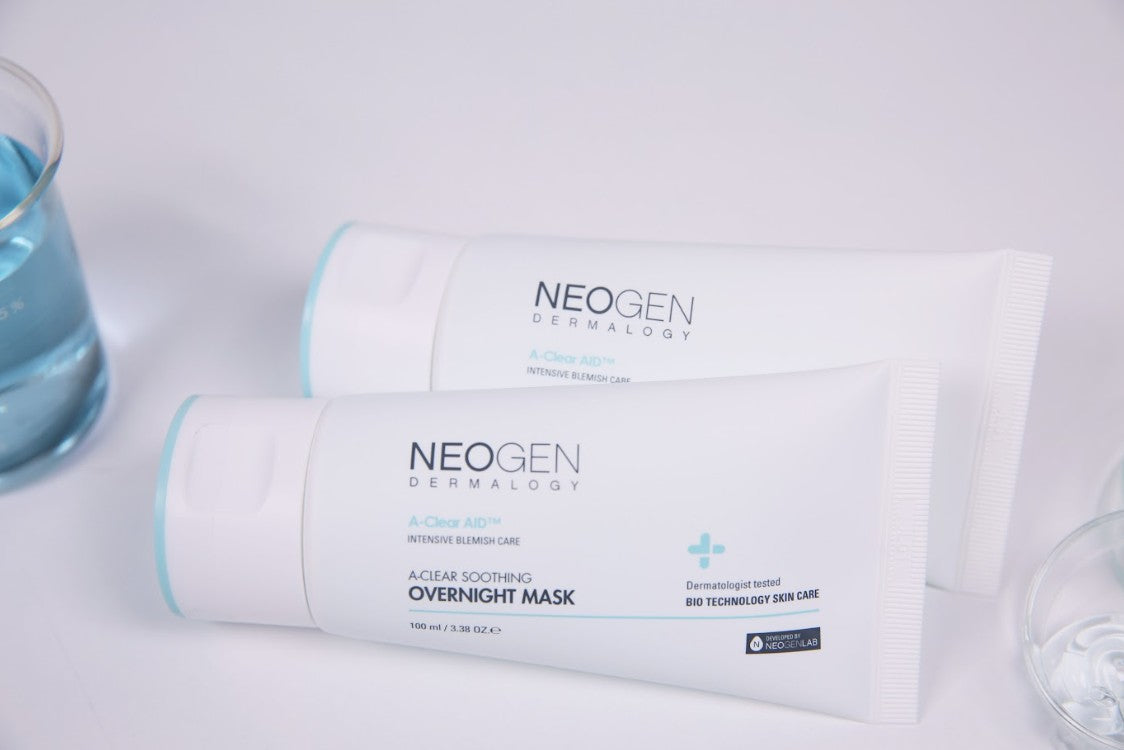 Корейська нічна заспокійлива маска NEOGEN Dermalogy A-Clear для проблемної шкіри