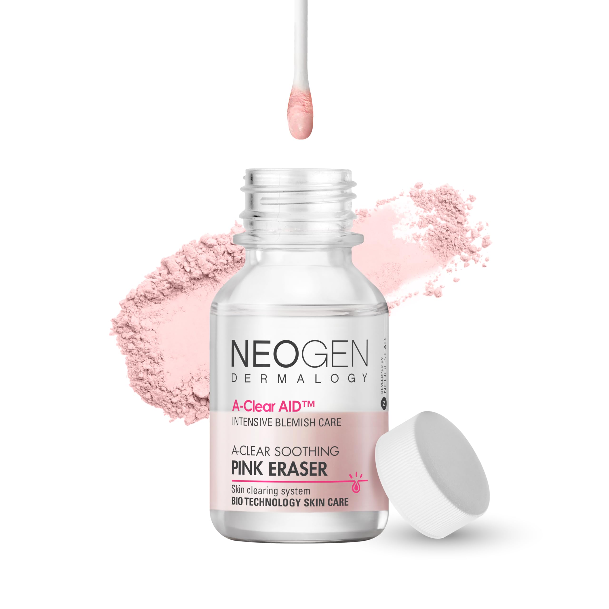 точковий крем для обличчя NEOGEN A-Clear Soothing Pink Eraser 15 мл — засіб проти акне з рожевим осадом