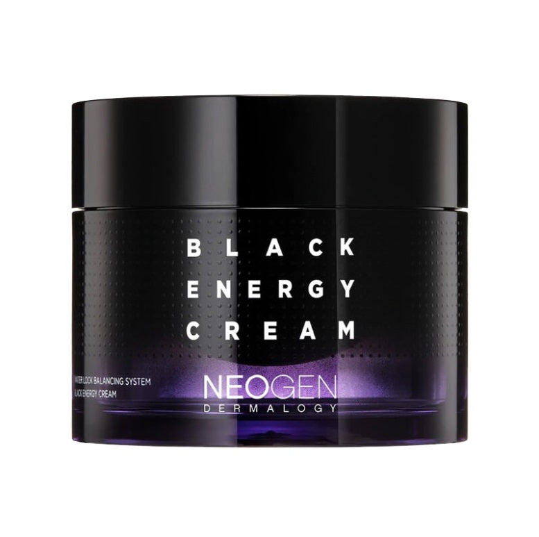 Банка крему NEOGEN Black Energy Cream – церамід NP для зміцнення бар'єра шкіри