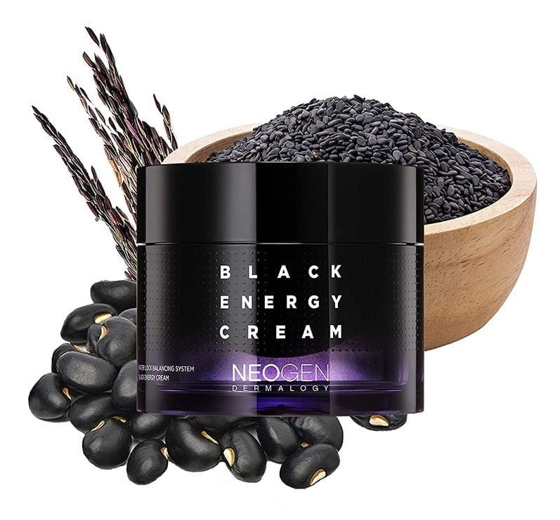 Крем NEOGEN Black Energy Cream з екстрактами чорного рису та сої – живлення та сяйво шкіри