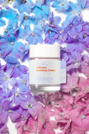 Крем Neogen V.Biome Soothing Cream серед квітів – екстракт мальви й антиоксиданти