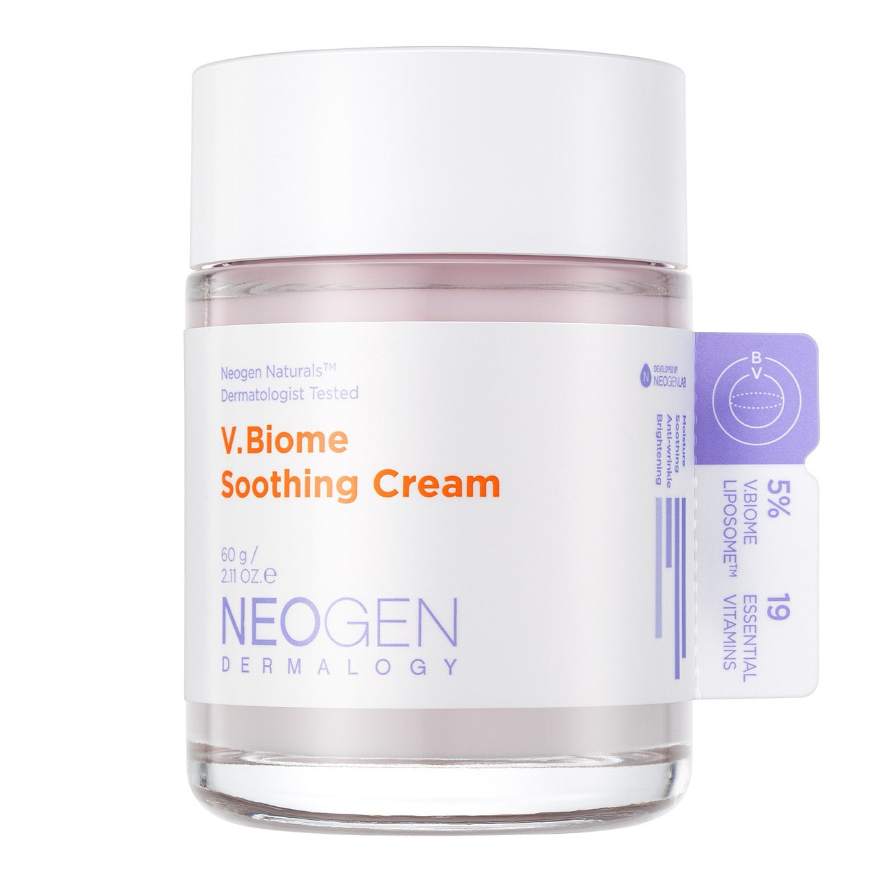 Заспокійливий крем Neogen Dermalogy V.Biome Soothing Cream з пробіотиками та вітаміном С, 60 мл