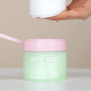 Педи для тонізації з екстрактом коноплі: ллємо тонер у банку LALARECIPE Hemp Seed Purifying Pad